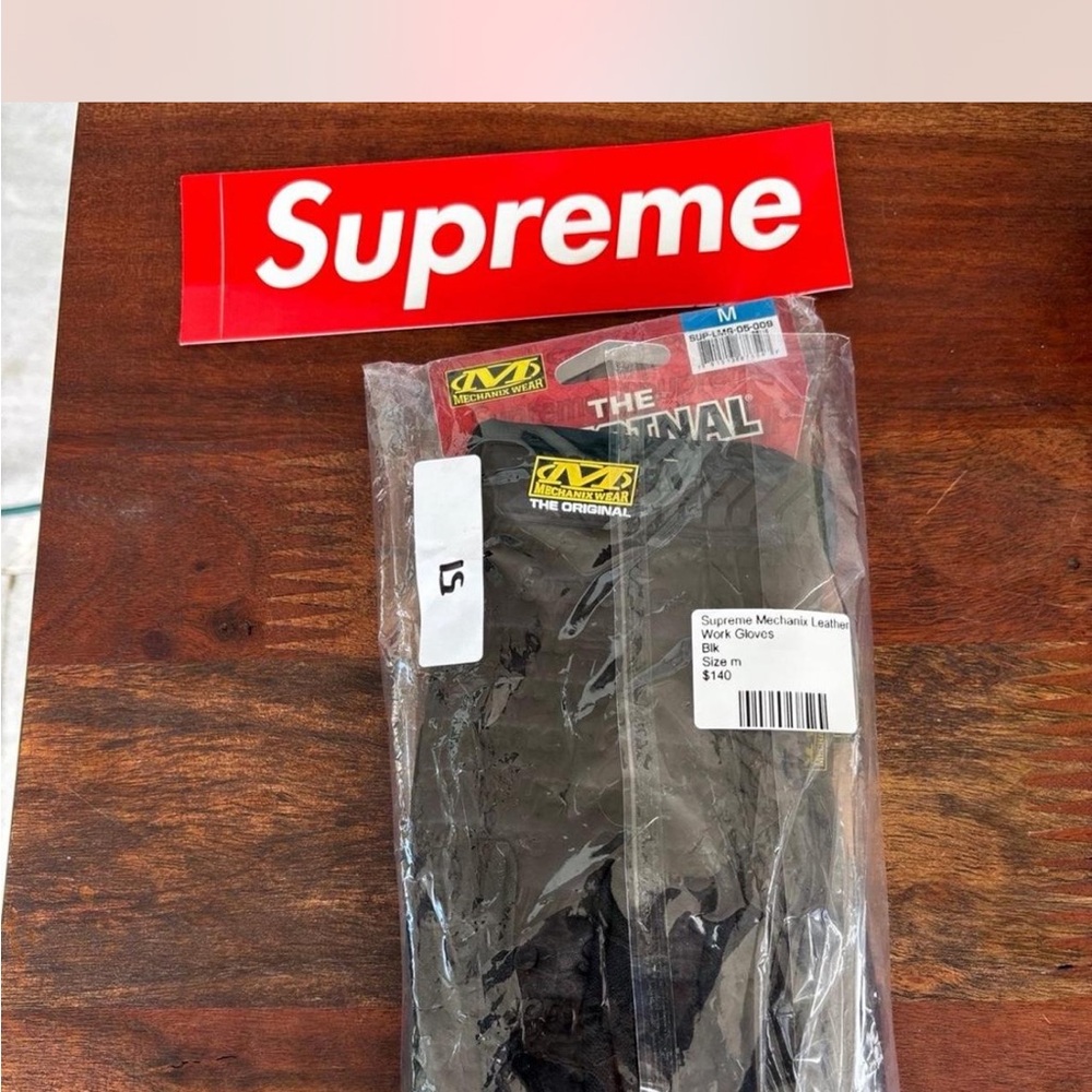 Supreme Mechanix Wear Black Work Gloves